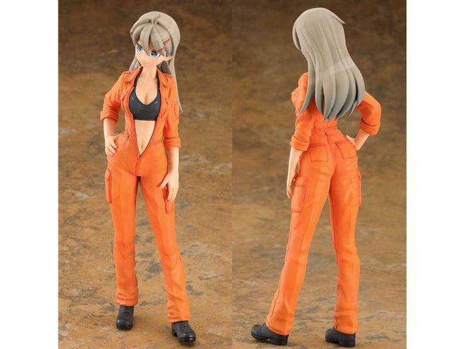 ハセガワ、「1/12たまごガールズ」ツナギ姿のルーシー・マクドネルを  