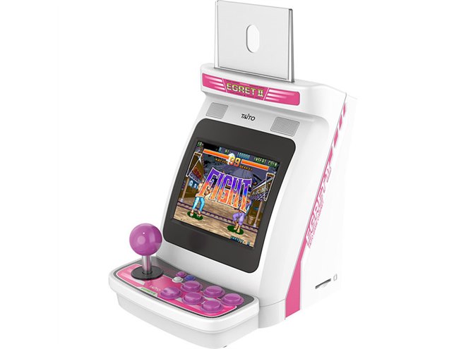 タイトー、回転式ディスプレイの“卓上ゲームセンター”「EGRETII mini