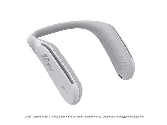 SONY ウェアラブルネックスピーカー 『グランツーリスモ７』 EDITION グランツーリスモ7』とコラボしたウェアラブルネックスピーカー