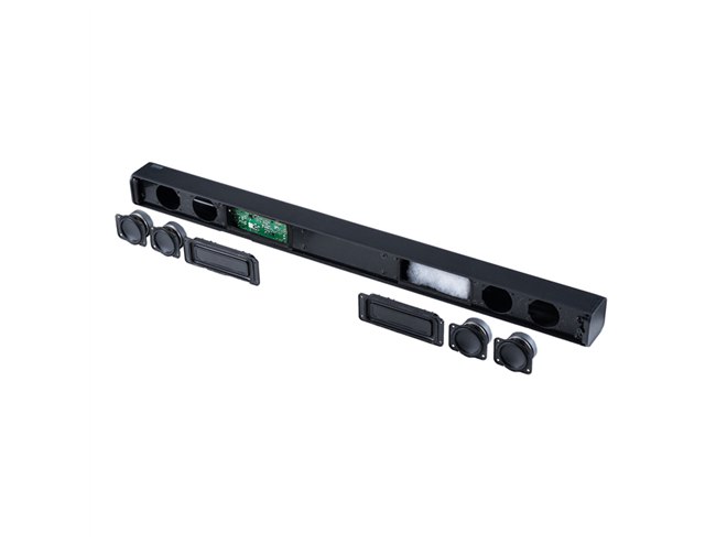 サンワサプライ 400-SP100 Bluetooth対応 サウンドバー スピーカー ホームシアターシステム 12206ge テレビ画面やリモコン受光部に被りにくい、高さ6cmの薄型サウンドバー