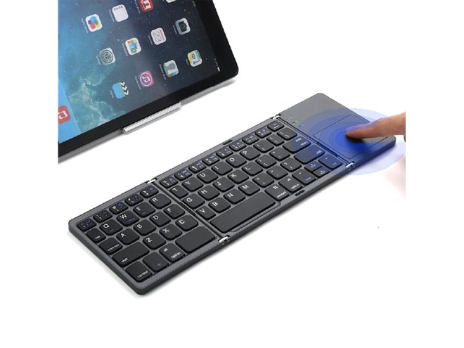 Gloture、厚さ5mmの折りたたみ式Bluetoothキーボード「GeeK-pad