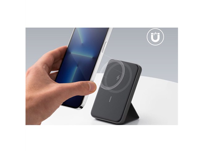 au×Anker、マグネット式ワイヤレスモバイルバッテリー「Anker