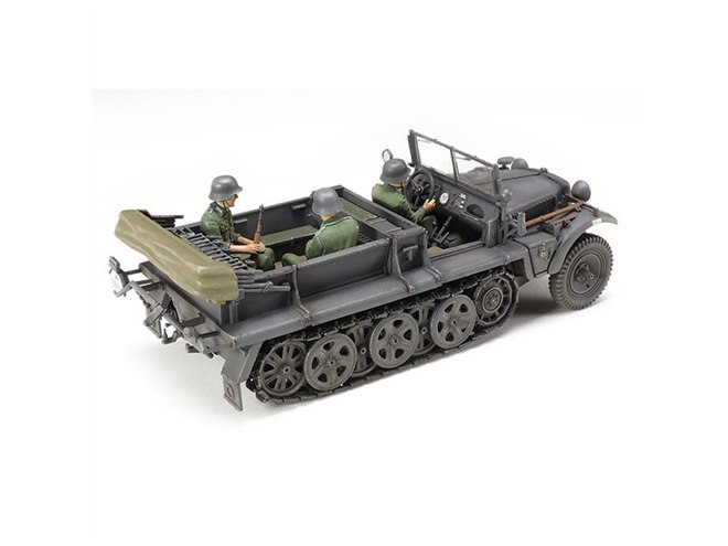 完成品プラモデル タミヤ　1/35スケール ドイツ8トンハーフトラック ドイツ軍1トンハーフトラック「Sd.Kfz.10」の1/35模型、タミヤが4/16