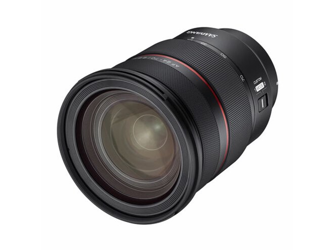 サムヤン、“動画撮影に最適化した”ズームレンズ「AF 24-70mm F2.8 FE