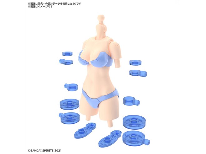【*く様 30 MINUTES SISTERS オプションボディパーツ　セット バンダイ 30MS オプションボディパーツ タイプG02[カラーC](OB