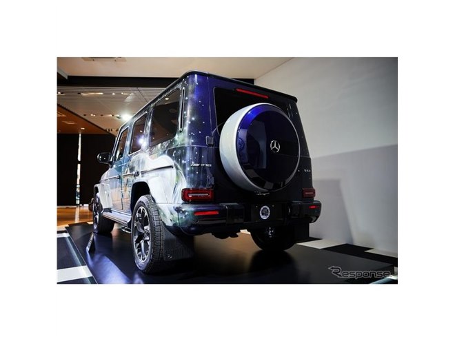 メルセデスAMG G63、世界限定1台のアートカーを一般公開…スケート