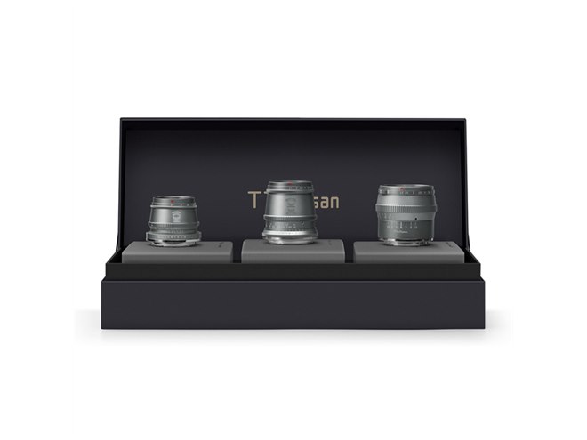 TTArtisan、Cシリーズレンズ「チタニウムカラー」3本セットを世界限定