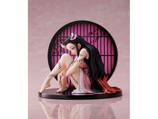 鬼滅の刃」11巻表紙の禰豆子が1/8フィギュア化、鬼化進行時の姿