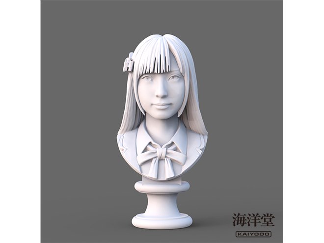 リボンを付けた女の子の胸像　ガレージキット？ Amazon.co.jp: GK レジンキット 飛鳥馬トキ 胸像 1/4スケール
