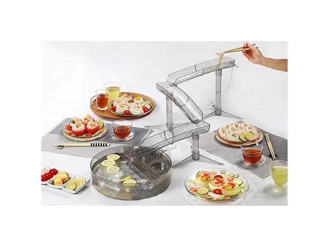 ライソン、全長約1mの電池式「電動流しそうめん器」3機種を新