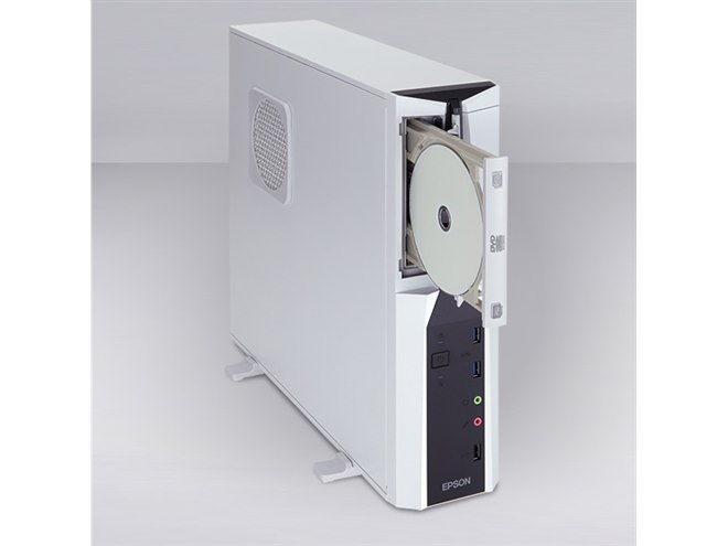 エプソン、幅約98mmのスリムデスクトップPC「Endeavor MR5000