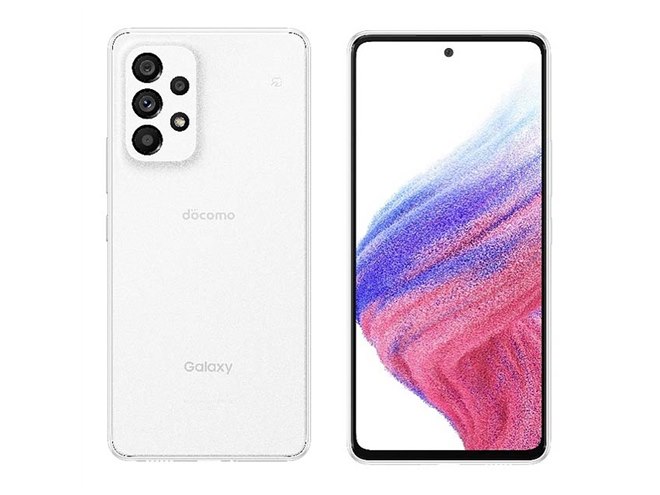 ドコモ、4眼カメラ搭載のスタンダード5Gスマホ「Galaxy A53 5G