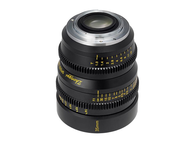 中一光学、「SPEEDMASTER CINEMA 35mm T1.0」にキヤノンRF用など3種を