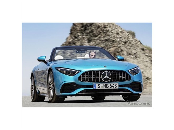 メルセデスベンツ SL にF1電動ターボ、4気筒は約60年ぶり…AMG 43