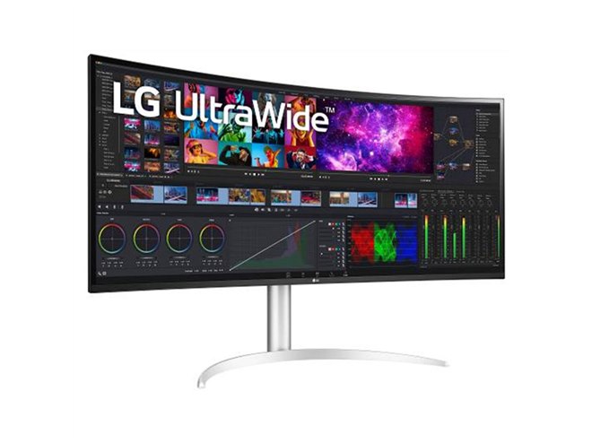 LG、5120×2160表示対応の39.7型曲面液晶ディスプレイ「40WP95C-W