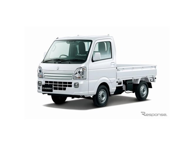 軽トラック『キャリイ』、4AT化やアイドリングストップ採用で燃費向上