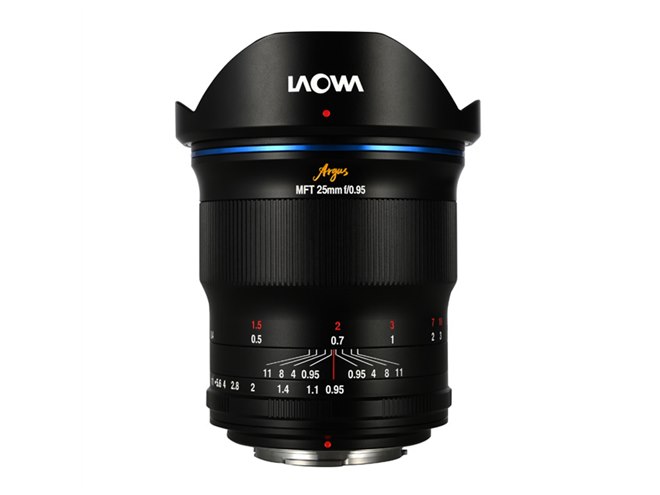 LAOWA、“動画撮影にも最適”MFT用レンズ「Argus 25mm F0.95 MFT APO