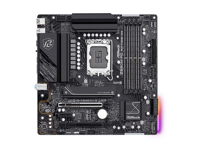 ASRock、DDR5メモリーに対応したMicro ATXマザー「Z690M PG Riptide/D5
