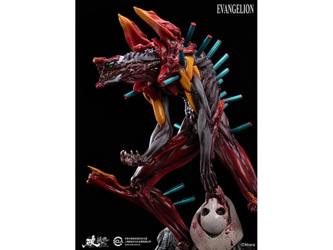 有毒生物を思わせる”「エヴァ弐号機 獣化第2形態」フィギュアの予約