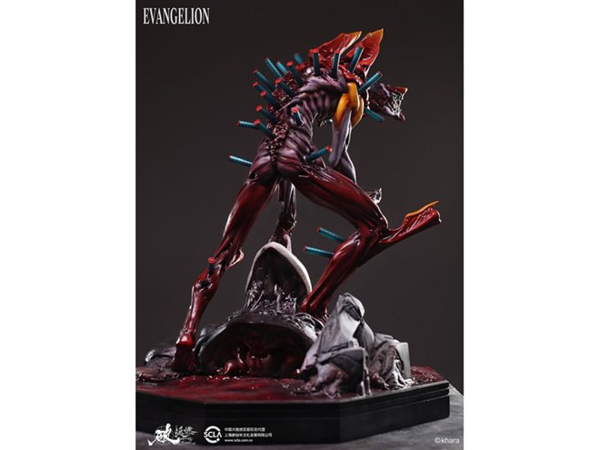 有毒生物を思わせる”「エヴァ弐号機 獣化第2形態」フィギュアの予約