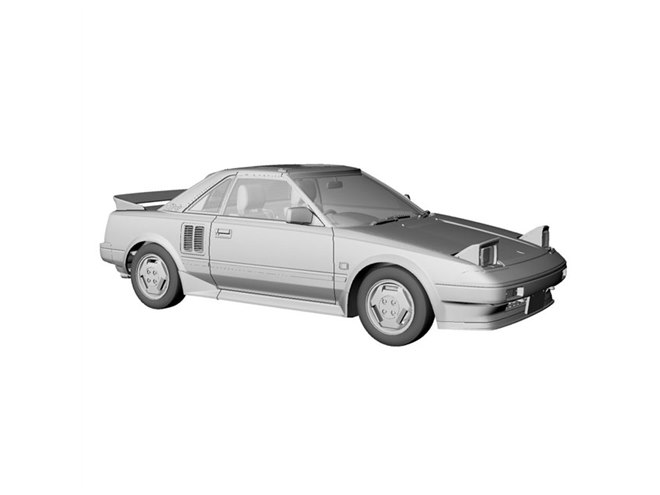 トヨタ MR2 （AW11） 前期型 G-リミテッド （1/24組立完成品） ハセガワ 1/24 トヨタ MR2 (AW11) 前期型 G-リミテッド (ムーン
