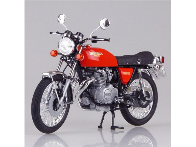 ホンダ CB400F プラモデル　赤 Honda CB400FOUR ライトルビーレッド｜株式会社 青島文化教材社