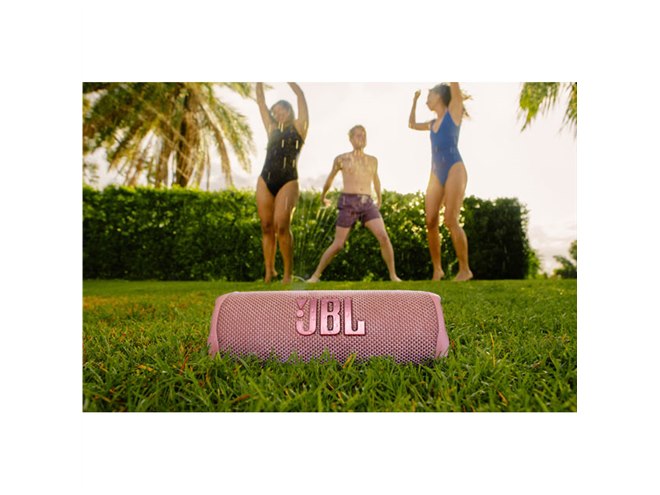 JBL、防水・防塵Bluetoothスピーカー「FLIP 6」に春の新色ピンク