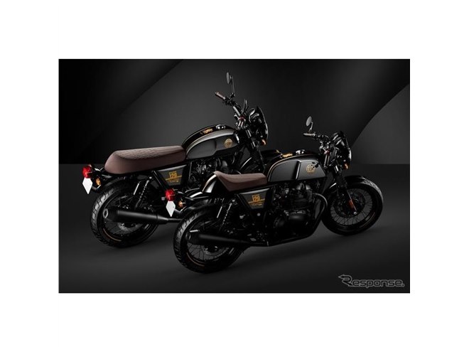 ロイヤルエンフィールド120周年、650ツインシリーズに漆黒の限定