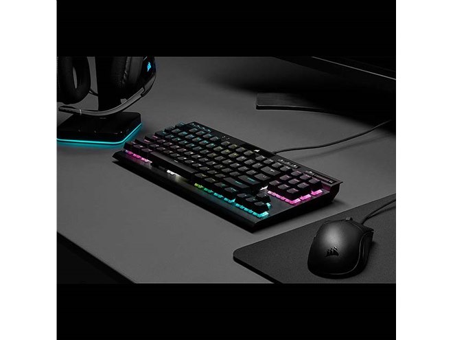 Corsair、光学スイッチを採用したテンキーレスキーボード「K70 RGB TKL