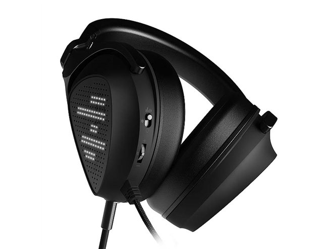 ASUS、LEDをカスタマイズできるヘッドセット「ROG Delta S Animate