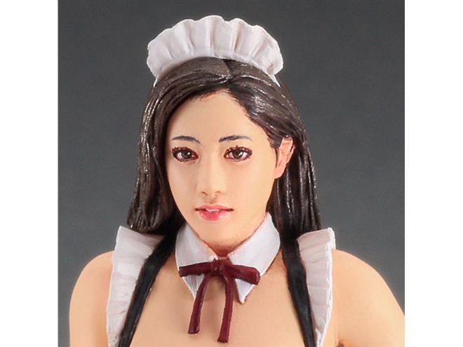 セクシーなメイド」を再現した1/12リアル造形フィギュア、ハセガワが