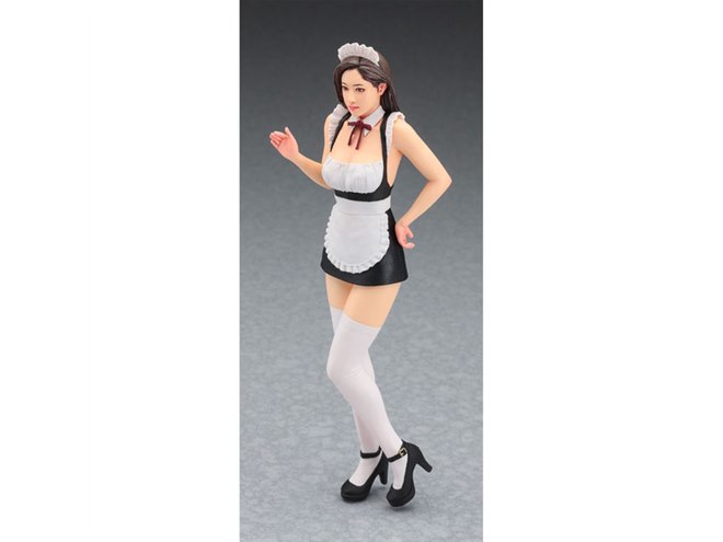 セクシーなメイド」を再現した1/12リアル造形フィギュア、ハセガワが