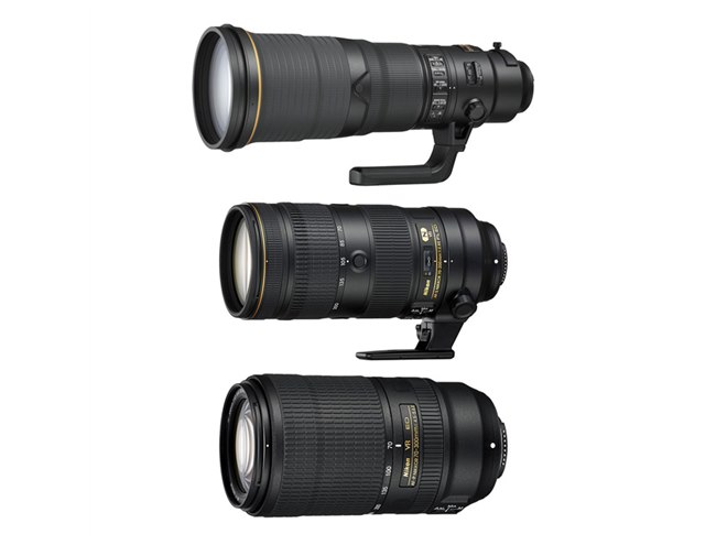 ニコン、「AF-S NIKKOR 500mm f/4E FL ED VR」など望遠レンズ3製品の