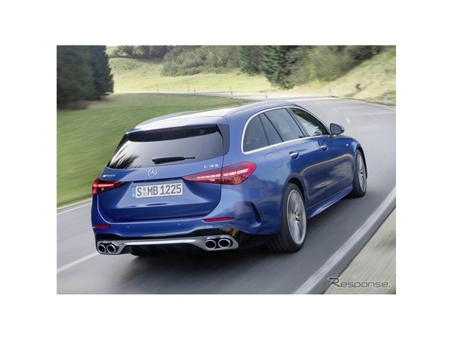 メルセデスベンツ Cクラス ワゴン 新型にも「AMG 43」、ダウンサイズの