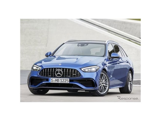 メルセデスAMG、『C43ワゴン』新型発表…408馬力電動ターボ搭載 - 価格.com