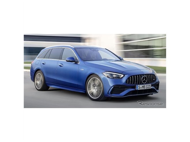 メルセデスベンツ Cクラス 新型、ワゴンにも電動ターボの「AMG 43