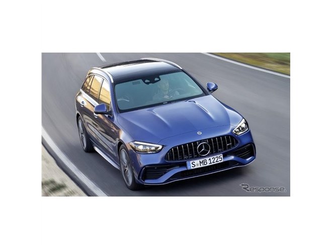 メルセデスベンツ Cクラス 新型、ワゴンにも電動ターボの「AMG 43