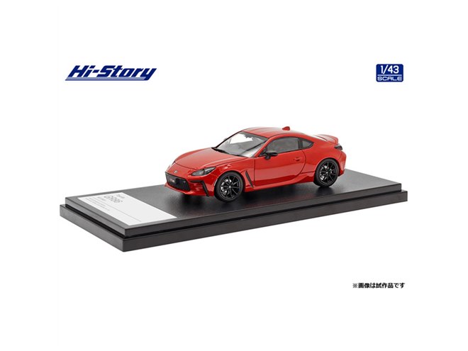 トヨタ「GR86 ZN8型」が1/43ダイキャストモデルカーに、スパークレッド