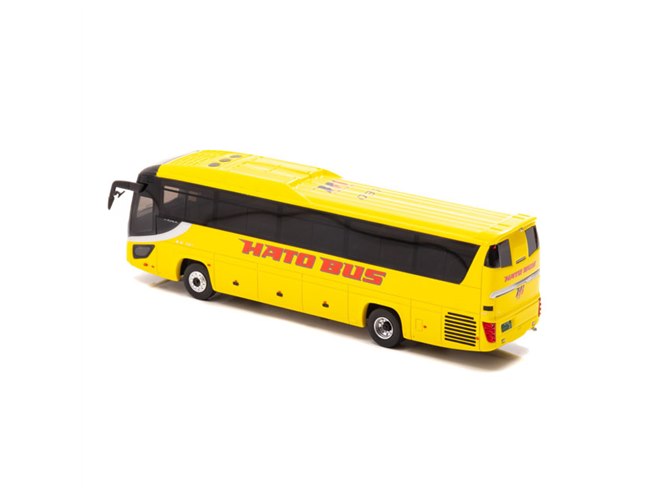 イチコー　観光バス　未使用 ヒコセブン、黄色いボディの観光バス「はとバス」を1/64スケール