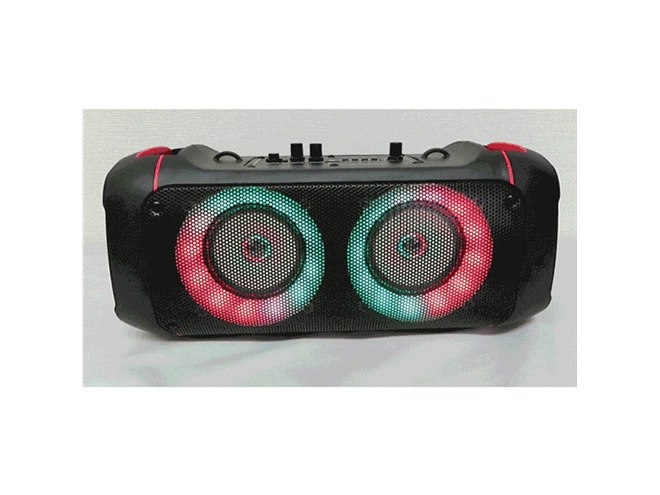 カラフルな光の演出が楽しめるLEDパーティースピーカー「CTFE-2040B