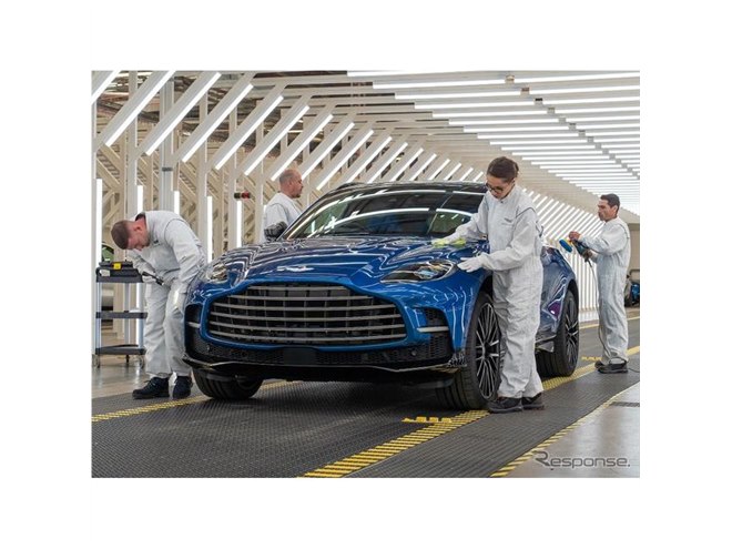 世界最強SUVを標榜、707馬力のアストンマーティン『DBX』…生産開始