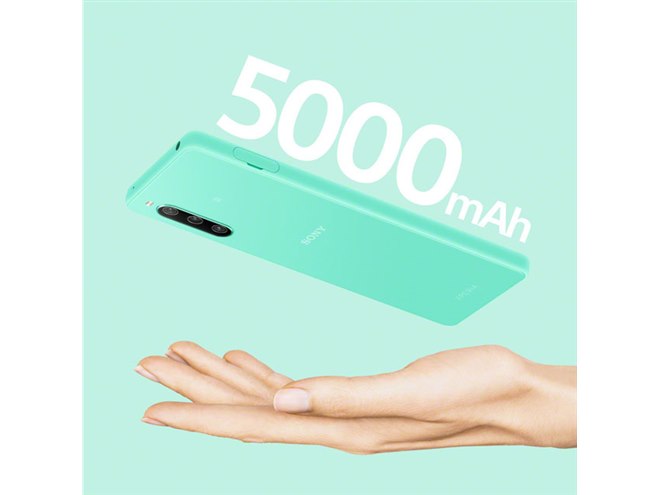 ソニー、5000mAhバッテリー搭載で重量161gのミッドレンジ5Gスマホ
