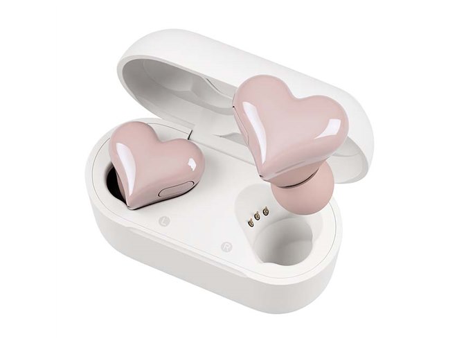 SB C&S、ハート型の完全ワイヤレスイヤホン「HeartBuds」に新色