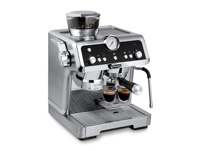 DeLonghi エスプレッソマシン コーヒーグラインダー付き デロンギ「グラインダー付き エスプレッソ・カプチーノメーカー