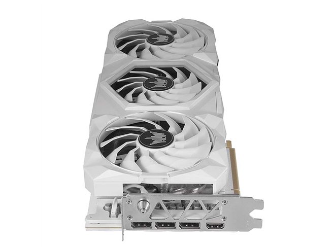 玄人志向、4.3型液晶が付属する「GeForce RTX 3090 Ti」ビデオカードを