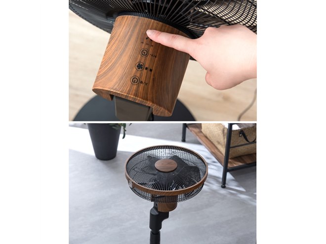 衣類乾燥/ヒーター」モード搭載で通年使える、2連ファン付き