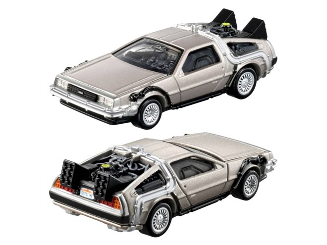 6月のトミカ】BTTF「デロリアン」を専用金型で再現したトミカ