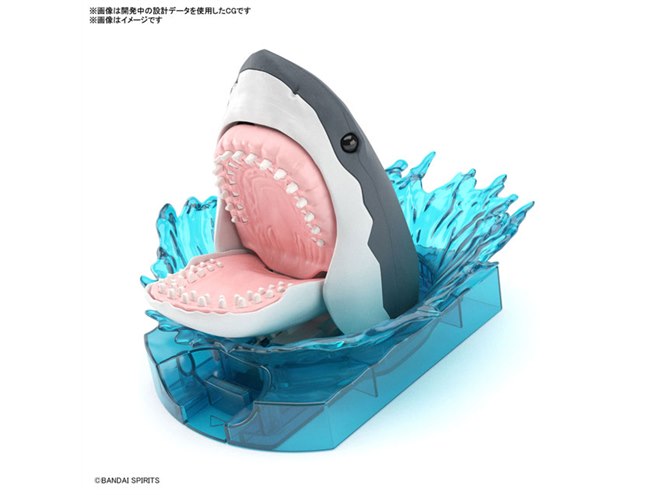 開口アクションを楽しめる、バンダイ「ホホジロザメ」プラモが本日6/11
