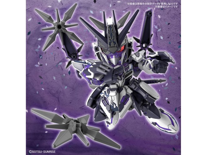 バンダイ、巨大な手裏剣を装備した「SDW HEROES 才蔵ガンダムデルタ