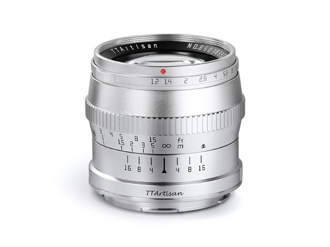 TTArtisan、APS-C中望遠レンズ「50mm f/1.2 C シルバー」にL